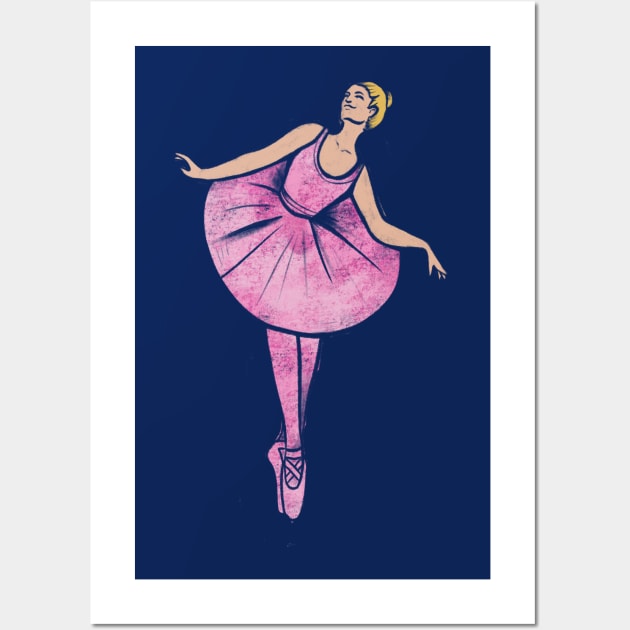 Ballerina Wall Art by bubbsnugg